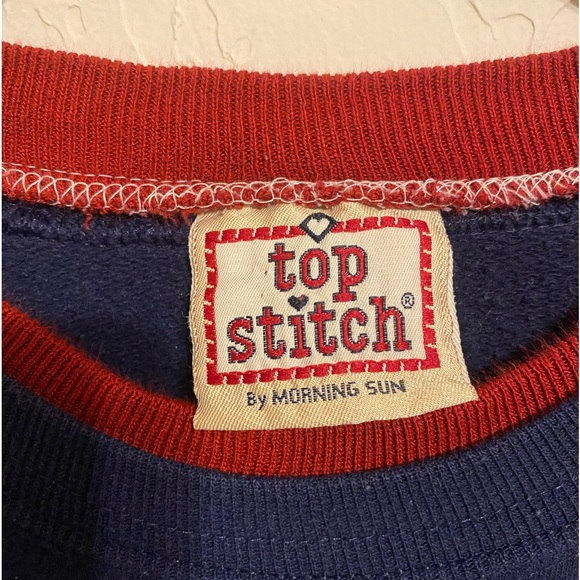 Vintage 90's TOP STITCH Santa Claus Christmas Sweatshirt - Picture 3 of 5